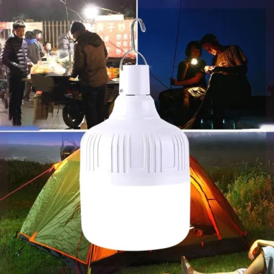 Portable Camping Lights Rechargeable lamp Led Light Lantern Emergency Bulb High Power Tents Lighting Flashlight Equipment Bulb 5