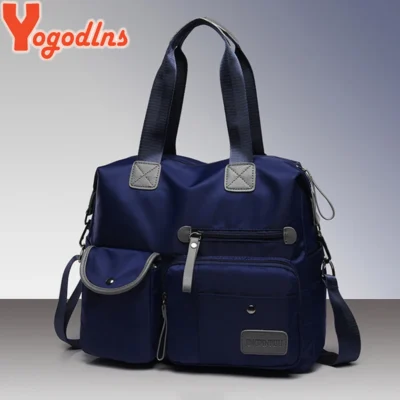 Yogodlns New Arrival Nylon Women Messenger Bags Casual Large Capacity Ladies Handbag Female Crossbody Shoulder Bags Waterproof 3
